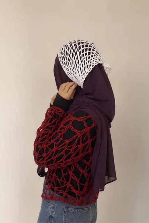 CROCHET SNOWKISS BANDANA 🕸️ — 2